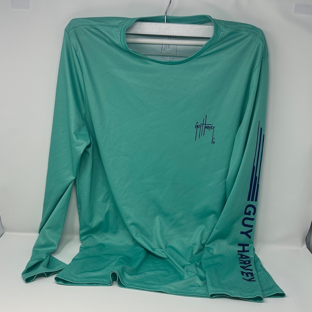 Guy Harvey Aqua Long Sleeve Shirt